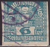 Austria 1920 Mercurio 6 K Azul Scott P32. Aus P32. Subida por susofe